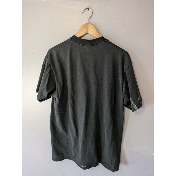 Vintage 90s Arizona T-Shirt Single Stitch Faded Thrashed, paint splatter,USA, XL - Picture 2 of 7